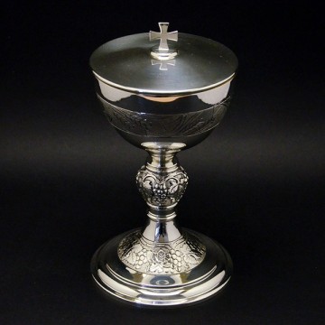 Pisside Ottone Cesellato