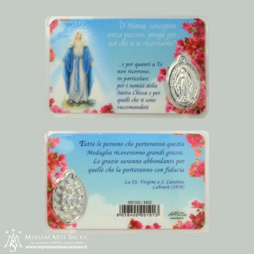 Card Madonna Miracolosa