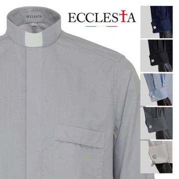 Camicia Clergy in Cotone...