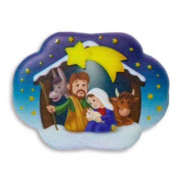 Magnete Natalizio con Natività