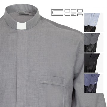 Camicia Clergy Fil a Fil...