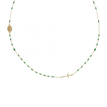 Collana Girocollo Rosario...