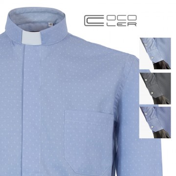 Camicia Clergy con Croci in...