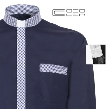 Camicia Clergy Contrasto...