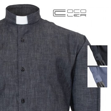 Camicia Clergy in Puro...