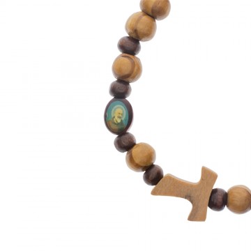 Bracciale San Pio con Tau e...