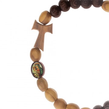Bracciale San Pio con Tau e...