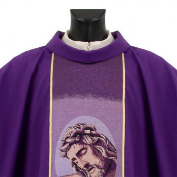 Casula Viola Con Volto di Gesù