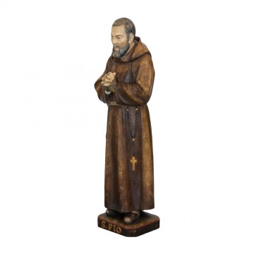 Statua San Pio Oro Anticato...