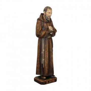 Statua San Pio Oro Anticato...