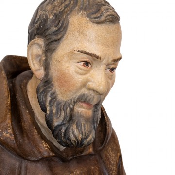 Statua San Pio Oro Anticato...