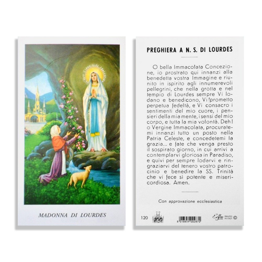 Santini della Madonna di Lourdes Myriam Santini della Madonna di Lourdes Myriam