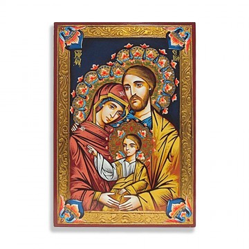 ICONA SACRA FAMIGLIA 22X32