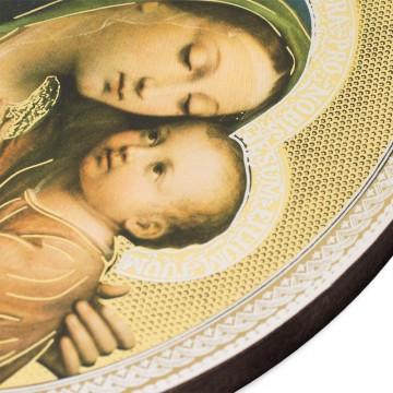 Quadretto Ovale Madonna con...