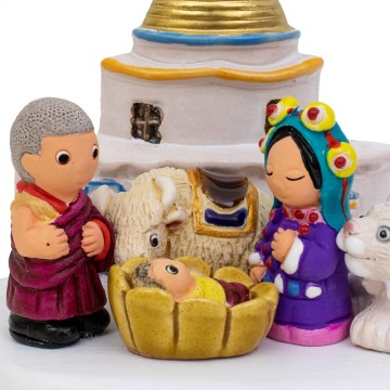 Presepe Laos in Ceramica...