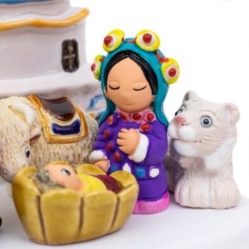 Presepe Laos in Ceramica...
