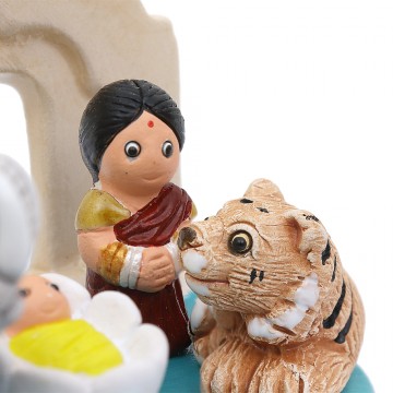 Presepe Etnico India in...