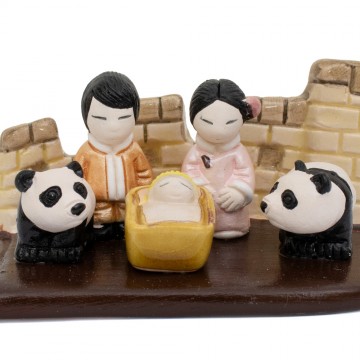 Presepe Cina in Ceramica...