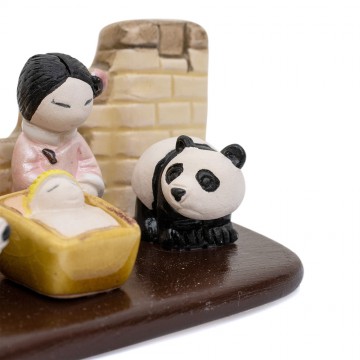 Presepe Cina in Ceramica...