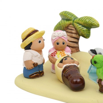Presepe Cuba in Ceramica...