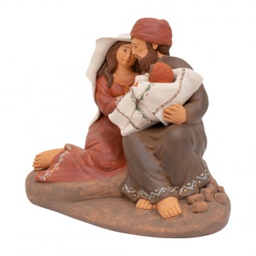 Natività in Terracotta Dipinta
