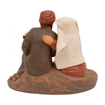 Natività in Terracotta Dipinta