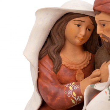 Natività in Terracotta Dipinta