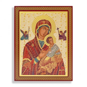 Quadro Mosaico Madonna con...