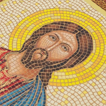 Quadro Mosaico Gesù Maestro...