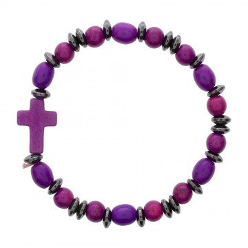 Bracciale Elastico con Croce