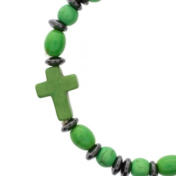 Bracciale Elastico con Croce
