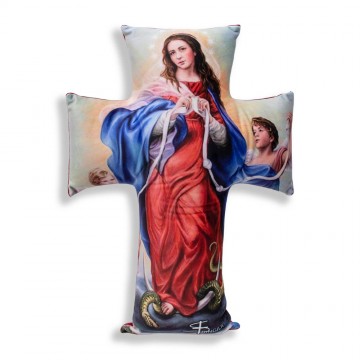 Cuscino Croce Maria che...