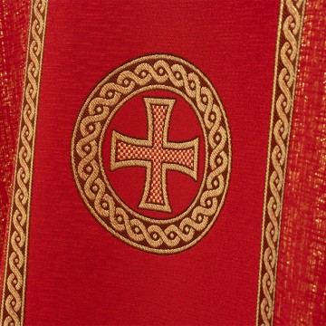 Casula Rossa Croce Mosaico...