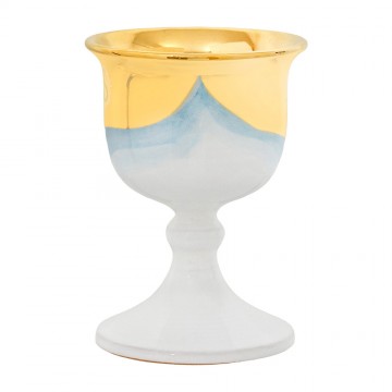 Calice in Ceramica Bianco e...