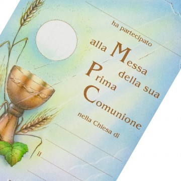 Pergamena Ricordo Prima...