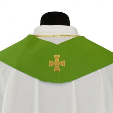Stola Ricamo Croce Stilizzata