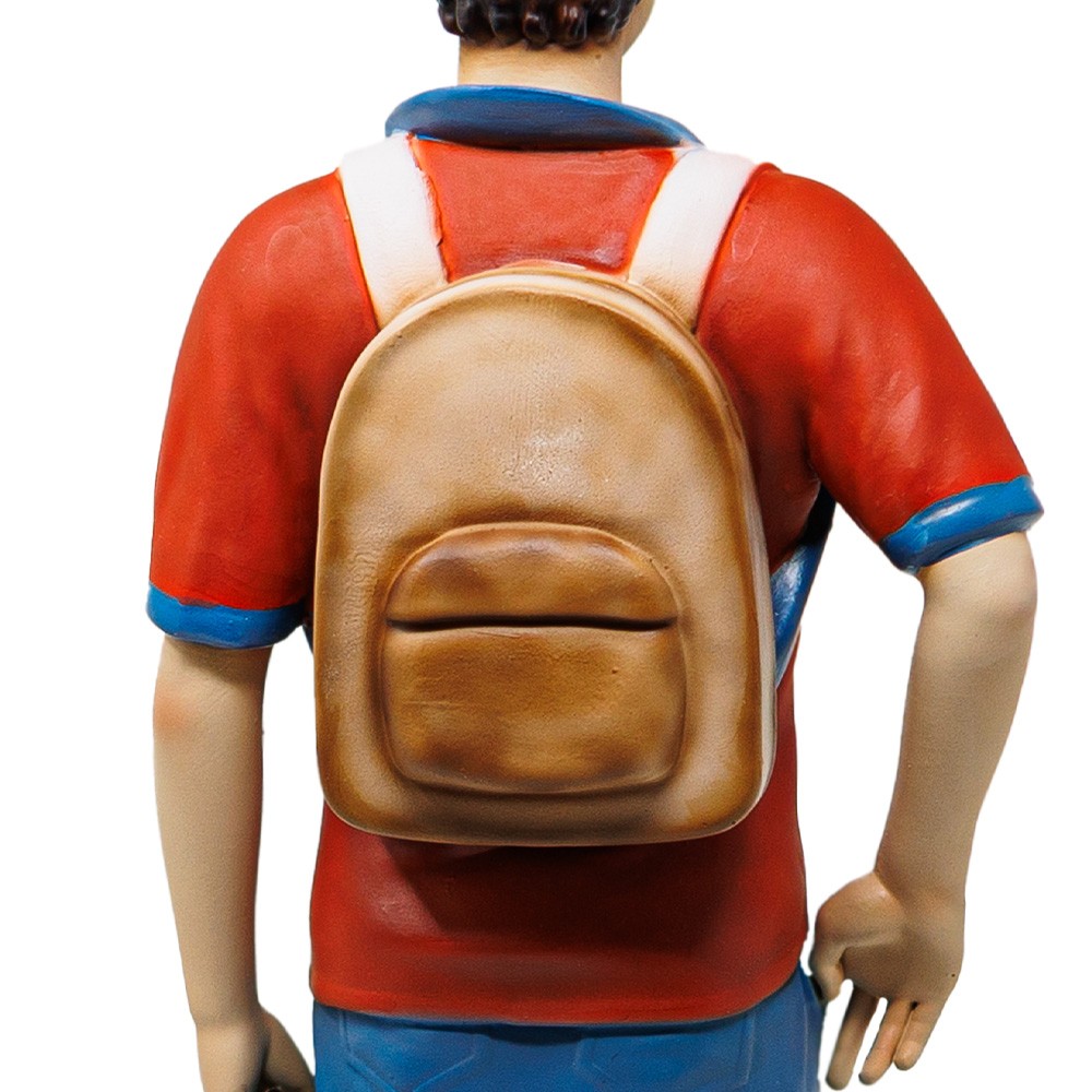 Statue En Résine De Carlo Acutis Avec Téléphone - Figurine Colorée 15 Cm - Objet De Dévotion Ou Décoration