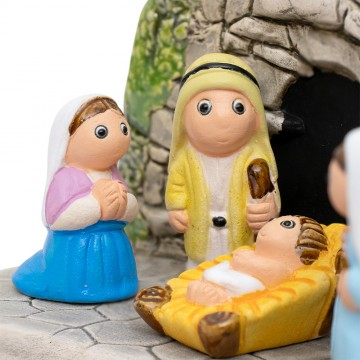 Presepe Lourdes in Ceramica...