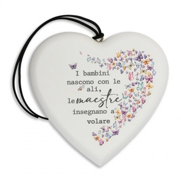 Cuore in Legno con Dedica...
