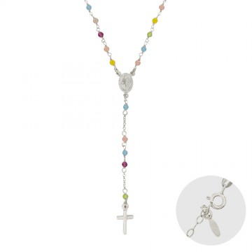 Collana Rosario in Argento...