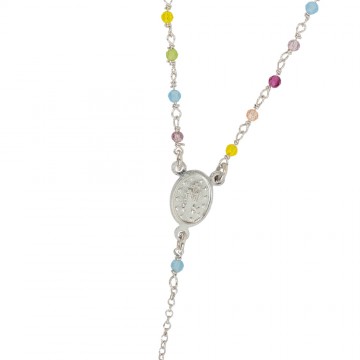 Collana Rosario in Argento...