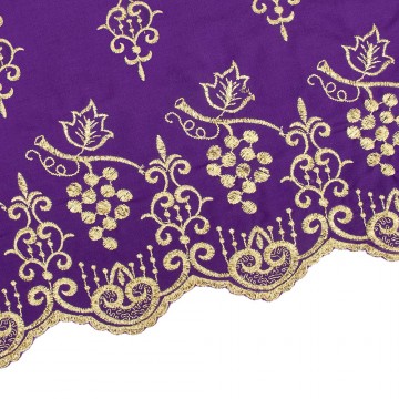 Balza Viola con Ricamo Dorato