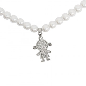 Bracciale con Perle e Charm...