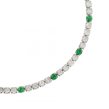 Bracciale Tennis Acciaio...