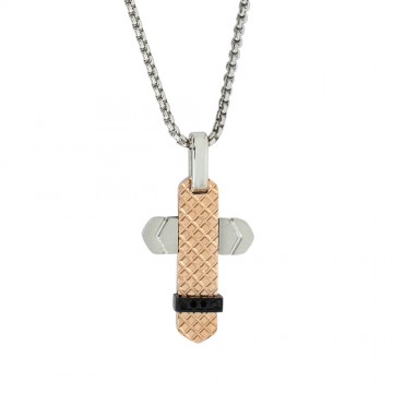 Collana Uomo in Acciaio con...