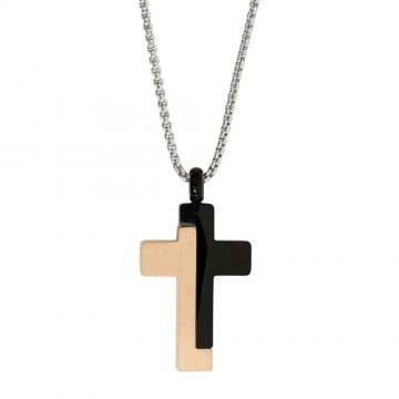 Collana Uomo con Croce in...