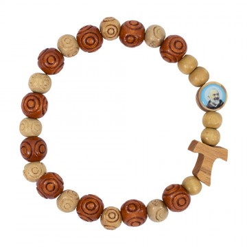 Bracciale Padre Pio con Tau...