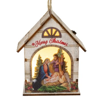 Casetta in Legno con Luce Led