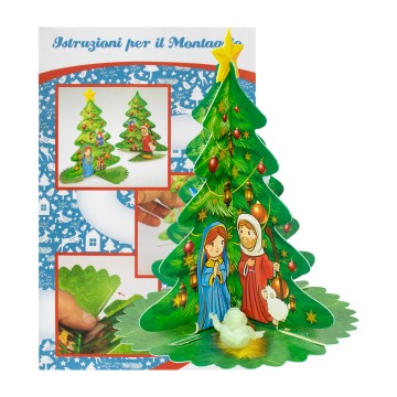 Albero di Natale  con Gesù...