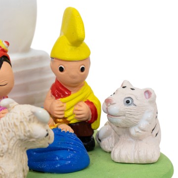 Presepe Nepal in Ceramica...